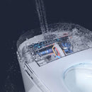 1/1.28 GPF Smart Compact Dual Flush Tankless Toilet Bidet Combo With Self-Cleaning Nozzle And Foot Sensor Flush (SAK58021) - Saksby Wholesale - Design Details