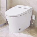 1/1.28 GPF Smart Compact Dual Flush Tankless Toilet Bidet Combo With Self-Cleaning Nozzle And Foot Sensor Flush (SAK58021) - Saksby Wholesale - Lifestyle