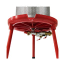 10 Gal Stainless Steel Hydraulic Fruit Wine Apple Press (SAK85622) - Saksby Wholesale - Bottom View