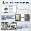 Heavy-Duty Multipurpose Outdoor All-Weather Utility Garage Storage Shed With Air Vents (SAK74834) - Saksby Wholesale - Details View