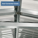 Heavy-Duty Multipurpose Outdoor All-Weather Utility Garage Storage Shed With Air Vents (SAK74834) - Saksby Wholesale - Steel Tube View