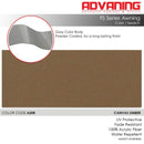 11Ft X 10Ft Advaning FS Series Freestanding Dual Deploying Manual Retractable Awning (Sak62975) - Saksby Wholesale - Canvas Umber Fabric Fs1110