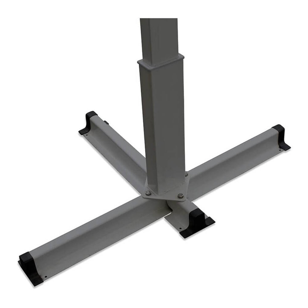 11FTx10FT Advaning FS Series Freestanding Dual Deploying Manual Retractable Awning (Sak62975) - Saksby Wholesale - Gray Base Fs1110