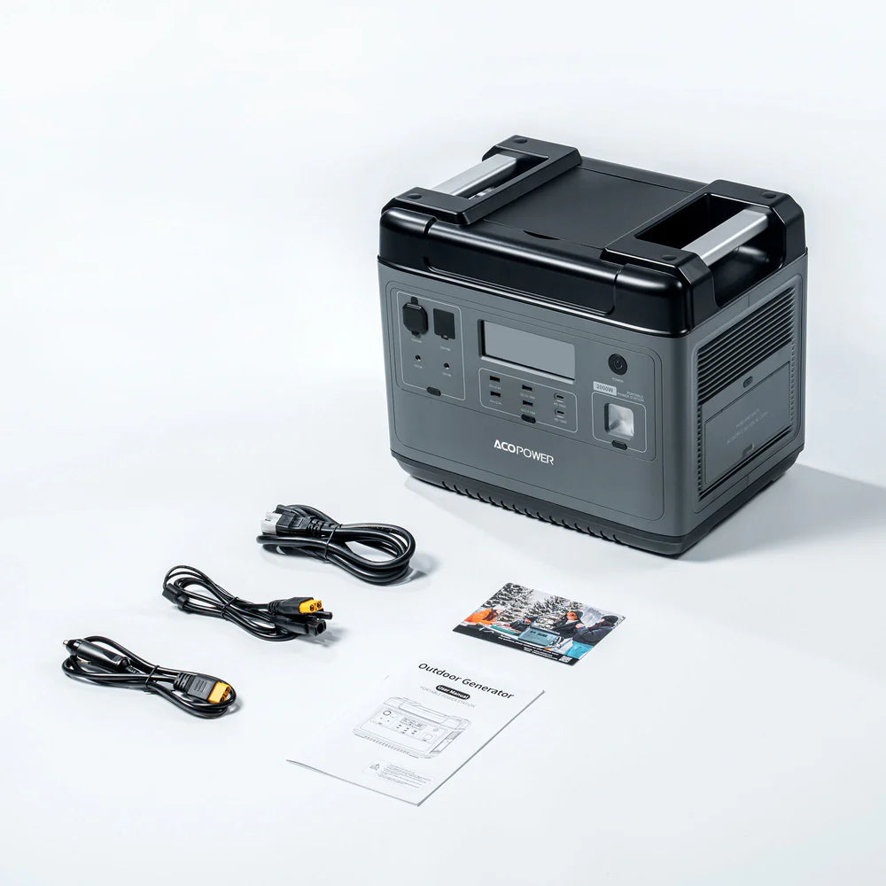 Acopower P2001 2KW/2KWH Portable Power Station For Camping And RVs (SAK38281)