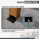 12x16ft Extra Large Outdoor Wooden Waterproof Gazebo Brown Sak76476 Saksby - Stable Bottom Post