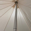 Extra Large Heavy Duty Outdoor Four Seasons Glamping Canvas Bell Yurt Tent SAK45688 - Saksby Wholesale - Inside Side View Mid Pole