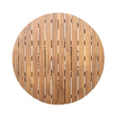 5-Piece Acacia Wooden Outdoor Furniture Patio Set With Dining Chairs And Table (SAK70445) - Saksby Wholesale - Table Only Top View