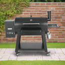62" Heavy Duty Portable Wood Pellet BBQ Grill With Cart (SAK91308) - SAKSBY Wholesale - Lifestyle Display View
