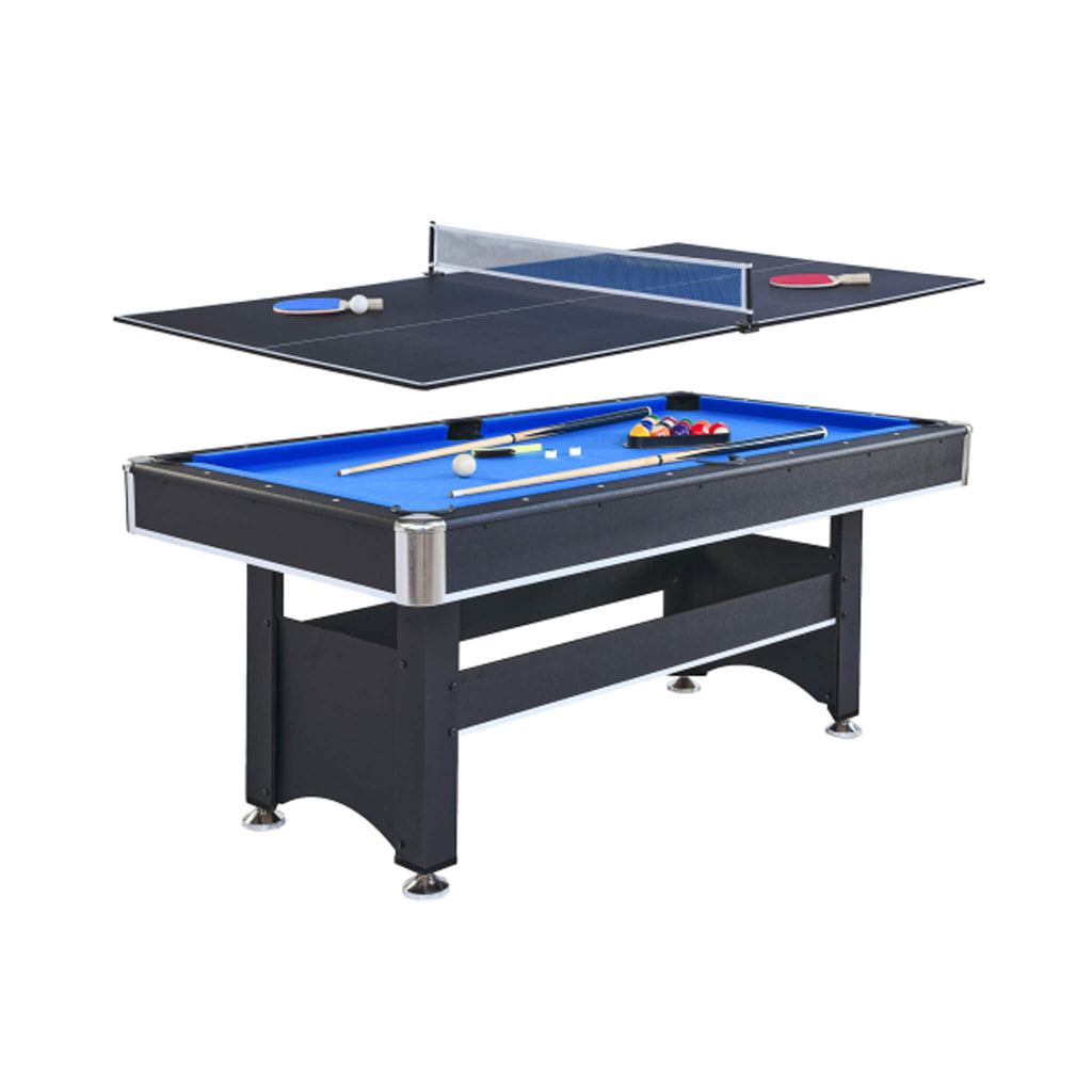 Multi-Game Table With Pool And Ping Pong Surfaces On A White Background - Saksby Wholesale