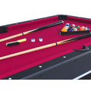 6FT Premium Wooden Multifunctional Pool Table With Table Tennis Top (SAK62751) - Saksby Wholesale - Accessories On Top Details