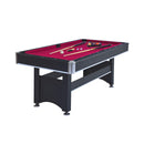 6FT Premium Wooden Multifunctional Pool Table With Table Tennis Top (SAK62751) - Saksby Wholesale - Pool Table Front View
