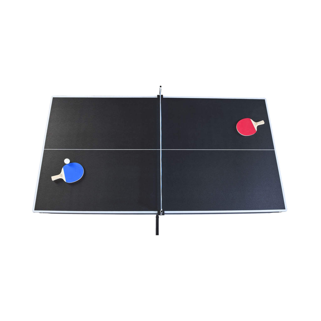 6FT Premium Wooden Multifunctional Pool Table With Table Tennis Top (SAK62751) - Saksby Wholesale - Top View Table Tennis