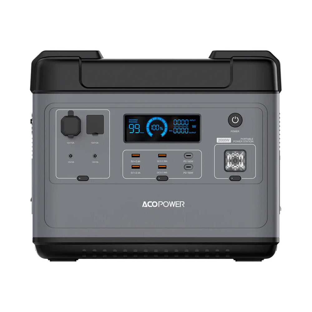 Acopower P2001 2KW/2KWH Portable Power Station For Camping And RVs (SAK38281)