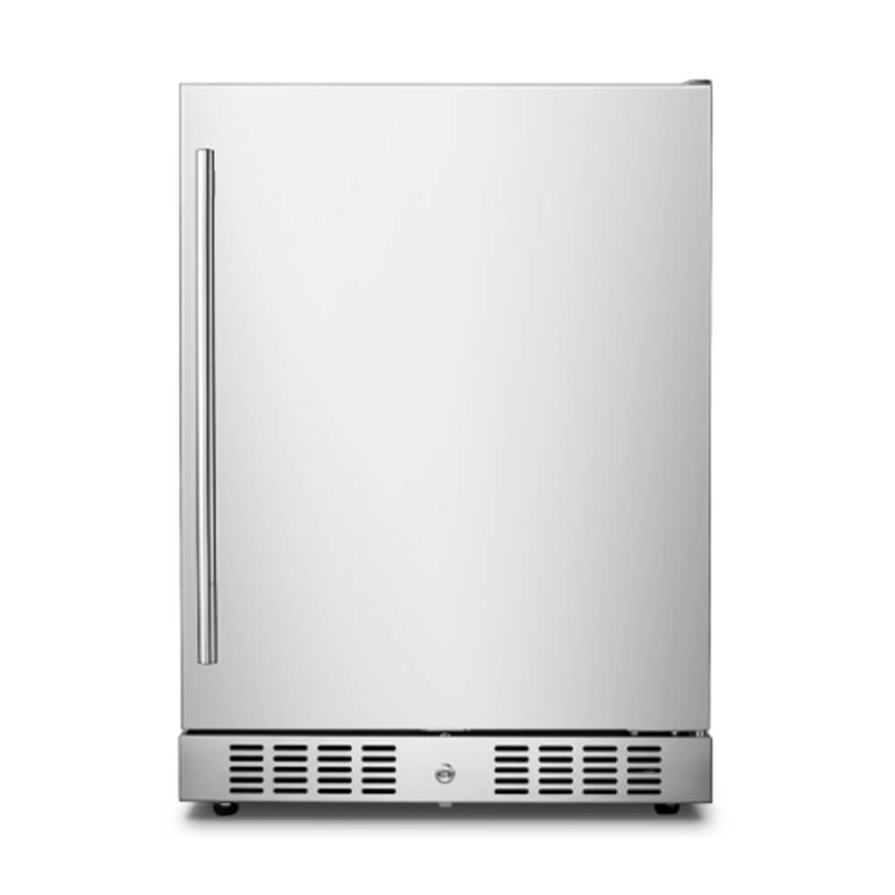 KoKoMo Grills Professional Luxury Outdoor Stainless Steel Kitchen Refrigerator, 24" (KO-LUX-FRIDGE) (SAK54862)