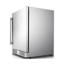 KoKoMo Grills Professional Luxury Outdoor Stainless Steel Kitchen Refrigerator, 24" (KO-LUX-FRIDGE) (SAK54862)