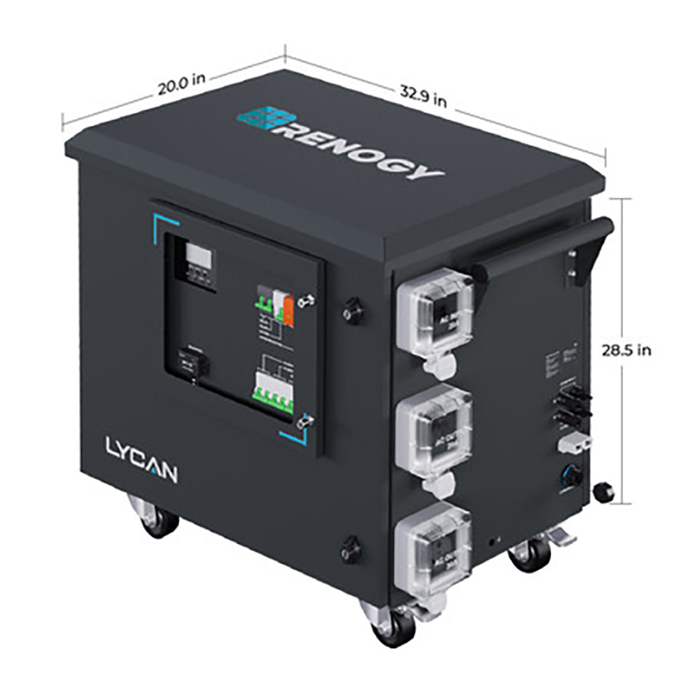 Renogy Lycan Pro 5000 3500W Heavy Duty Premium All-In-One Battery Portable Solar Power Station (SAK54710)