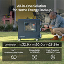 Renogy Lycan Pro 5000 3500W Heavy Duty Premium All-In-One Battery Portable Solar Power Station (SAK54710)