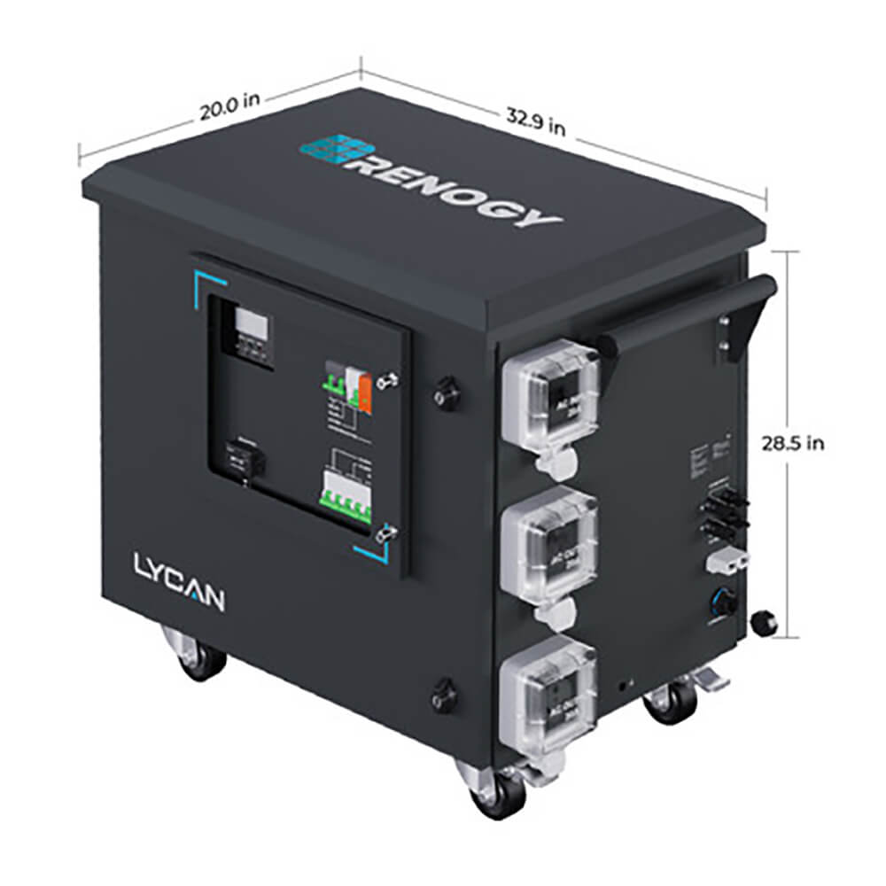 Renogy Lycan 5000 5KWH 3500W Heavy Duty Premium All-In-One Battery Portable Solar Power Station (SAK52741)