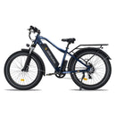 SENADA SABER PLUS 48V/21AH 1000W Electric All-Terrain Fat Tire Bike (SAK82547) - Dark Blue Left View