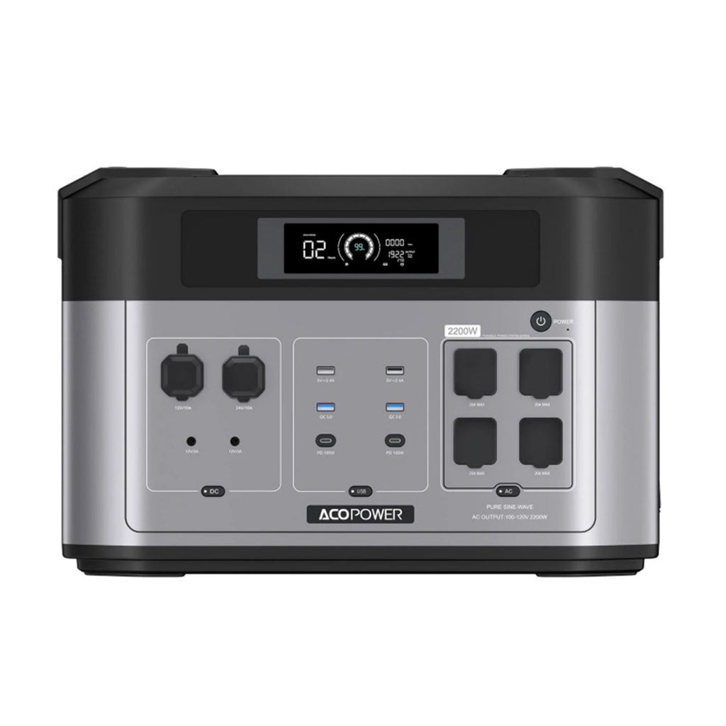 ACOPOWER BP2000 2000W/2KWH Solar Generator With 6 Way Charging (SAK56981) - SAKSBY.com - Portable Power Stations - SAKSBY.com