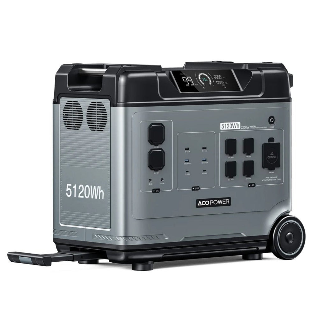 ACOPOWER P5000 5120AH/2000W Portable Power Station With Solar Recharging (SAK01981) - SAKSBY.com - Portable Power Stations - SAKSBY.com