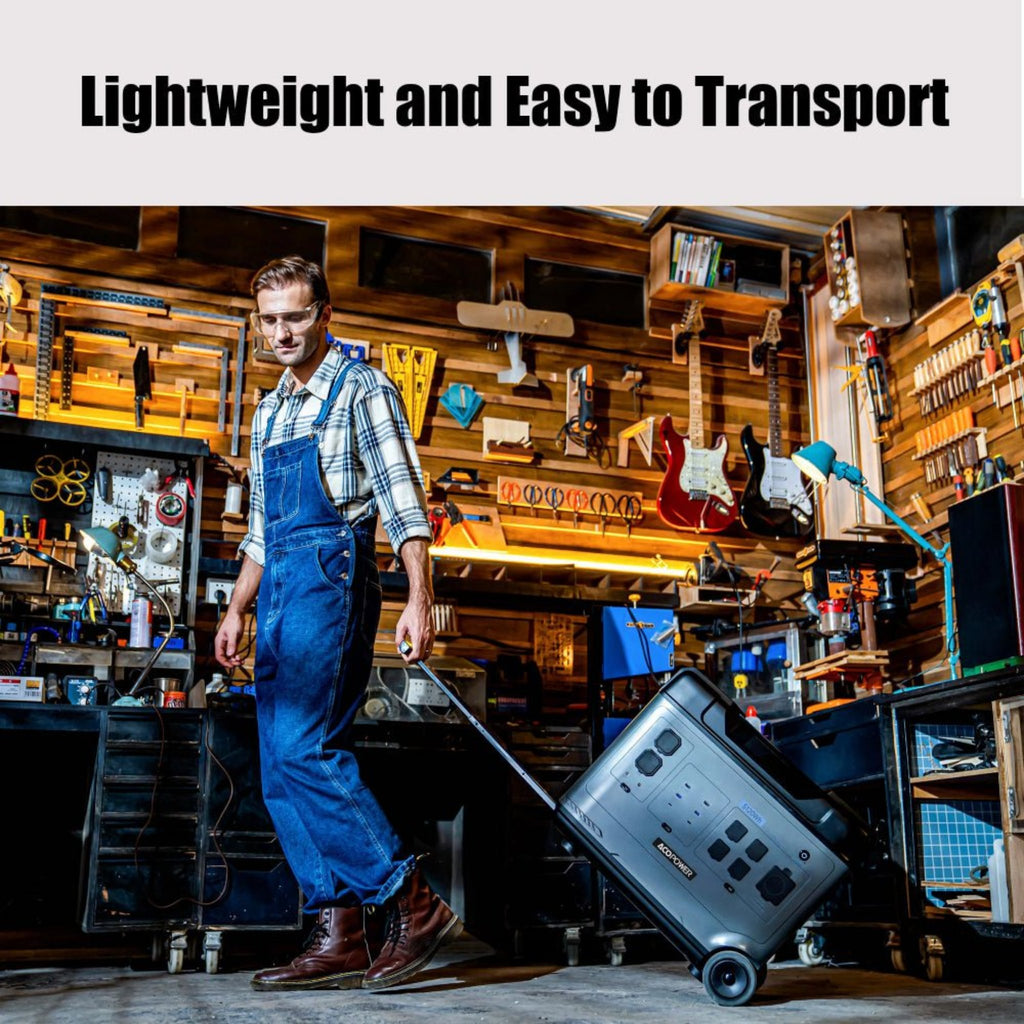 ACOPOWER P5000 5120AH/2000W Portable Power Station With Solar Recharging (SAK01981) - SAKSBY.com - Portable Power Stations - SAKSBY.com