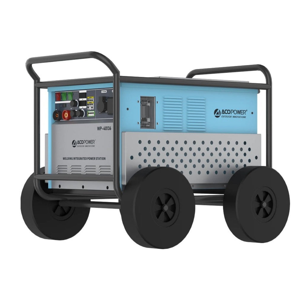 ACOPOWER WP-40136 50A/13KWH Heavy Duty Portable Integrated Welding Power Station With Wheels, 4KW (SAK56190) - SAKSBY.com - Portable Power Stations - SAKSBY.com
