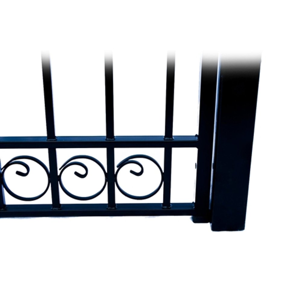 ALEKO Dublin Style Steel Single Swing Driveway Gate (SAK35978)-SAK