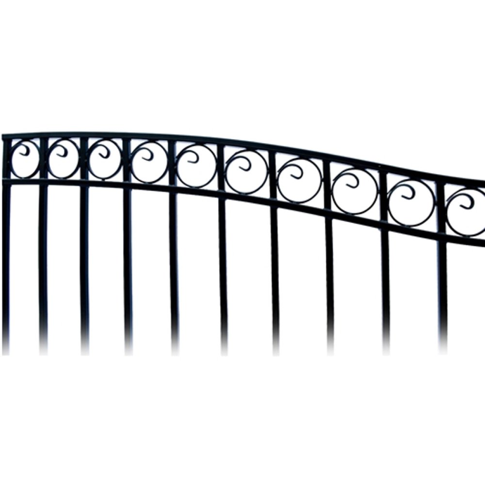 ALEKO Dublin Style Steel Single Swing Driveway Gate (SAK35978)-SAK