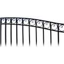 ALEKO Dublin Style Steel Single Swing Driveway Gate (SAK35978)-SAK