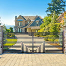 ALEKO FLORENCE Steel Dual Swing Driveway Gate (SAK48168)-SASKBY