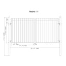 ALEKO MADRID Style Steel Dual Swing Driveway Gate (SAK38546)-SAKSBY