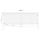 ALEKO MADRID Style Steel Dual Swing Driveway Gate (SAK38546)-SAKSBY