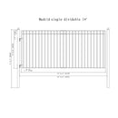 ALEKO Madrid Style Steel Single Swing Driveway Gate (SAK53219)-SAK