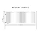 ALEKO Madrid Style Steel Single Swing Driveway Gate (SAK53219)-SAK