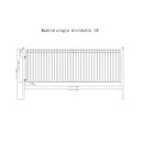 ALEKO Madrid Style Steel Single Swing Driveway Gate (SAK53219)-SAK