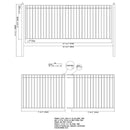 ALEKO Madrid Style Steel Sliding Driveway Gate (SAK23857)-SASKBY