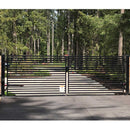 ALEKO MILAN Style Steel Dual Swing Driveway Gate (SAK45982)-SAKSBY