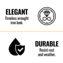 ALEKO Oslo Style Steel Pedestrian Gate 5ft SAK45920 – Features