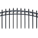 ALEKO Prague Style Steel Single Swing Driveway Gate (SAK96420)-SAKSBY
