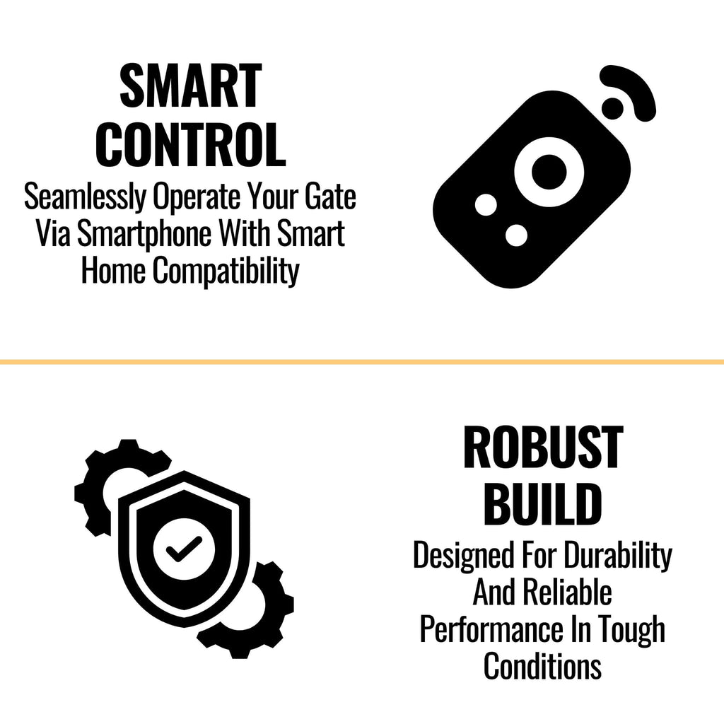 Aleko Smart Single Swing Gate Operator Accessory Kit ACC5 for AS600 SAK29305 Saksby - Product Features