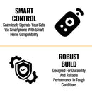 Aleko Smart Single Swing Gate Operator Accessory Kit ACC5 for AS600 SAK29305 Saksby - Product Features