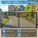 ALEKO Sofia Style Steel Dual Swing Driveway Gate (SAK87214)-SASKBY