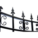 ALEKO St. Louis Style Steel Single Swing Driveway Gate (SAK34952)-SAK