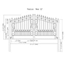 ALEKO Venice Style Steel Dual Swing Driveway Gate (SAK68025)-SAKSBY