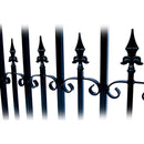 ALEKO Venice Style Steel Dual Swing Driveway Gate (SAK68025)-SAKSBY