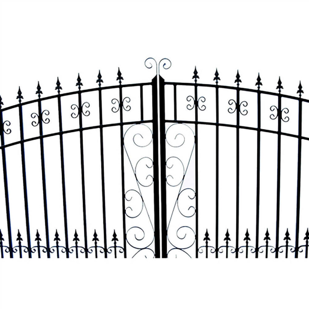 ALEKO Venice Style Steel Dual Swing Driveway Gate (SAK68025)-SAKSBY