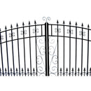 ALEKO Venice Style Steel Dual Swing Driveway Gate (SAK68025)-SAKSBY