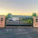 ALEKO Venice Style Steel Dual Swing Driveway Gate (SAK68025)-SAKSBY