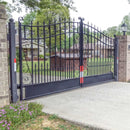 ALEKO Venice Style Steel Dual Swing Driveway Gate (SAK68025)-SAKSBY